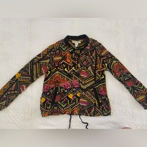 H&M x Coachella Official Collection Womens Size 8 Multicolor Geometric Jacket